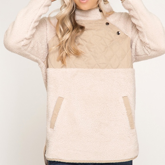 She and Sky Sweaters - Long Sleeve Pull Over Sweater